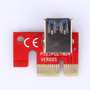 USB 3.0 PCI-E Express 1X to 16x Extender Riser Card Adapter 60cm USB Extender