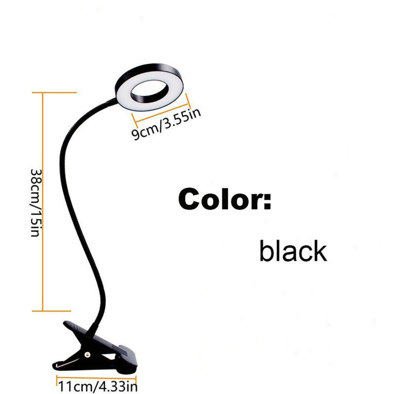 Desktop Makeup Selfie Ring Light Live Stream Light Stand Adjustable Brightness