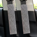 2pcs Car Seat Belt Cover Non Slip Fluffy Safety Belt Shoulder Pad (Grey) Newly
