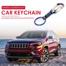 Burnt Blue Metal Keychain Aluminum Alloy Car Key Chain Ring Auto Styling Newly