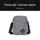 Men Retro Oxford Spinning Shoulder Bag Sports Outdoor Travel Handbag (Grey)