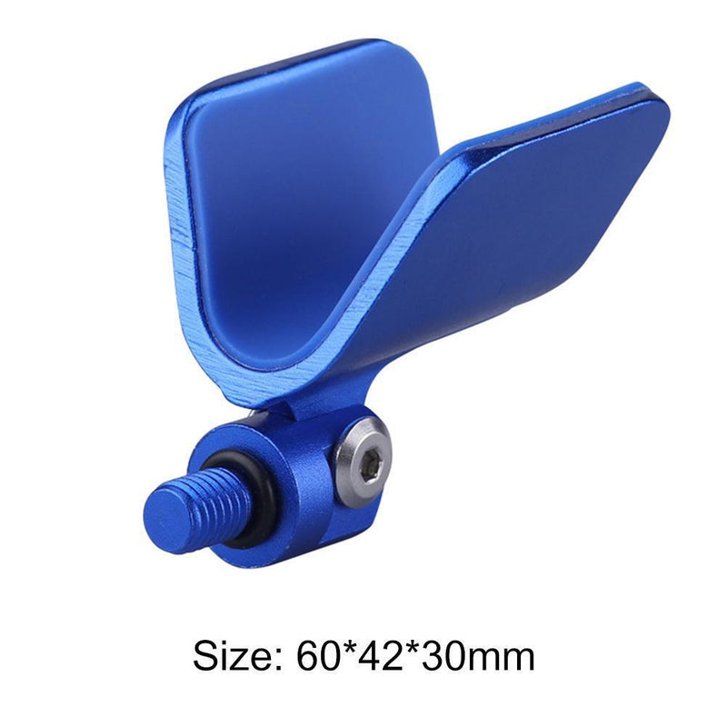Automatic Rebound Fishing Pole Holder Rod Stand Support Head Tackle (Blue)