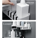 Shelf Rack Hollowed out design Rotating Shelves Storage Rack Bathroom Shelf