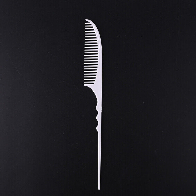 Pointed Tail Comb Anti-Static Plastic Rat Tail Hair Comb Hairdresser Hair Bru