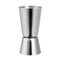 Steel Double Single Shot Measure Spirit Bar Cocktail Cup Drink T5X2