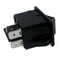 12V 35A 4 Pin Fog Light Rocker Switch with LED for Car Truck Boat Dashboard