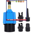Paddle Board Valve Adapter Rubber Boat Canoe Kayak Pump Converter with 4 Nozz