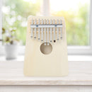 10-Key Thumb Piano DIY Kit Basswood Kalimba Set Musical Instrument for Beginners