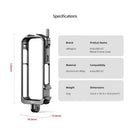 Accessories Panoramic Camera Cage Case Protective Metal Frame For Insta360 X3