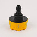 6 in 1 Adjustable Nozzle for 1/4 inch 3000psi High Pressure Washer (Yellow)