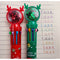 Elementary School Stationery Santa Claus Christmas Ballpoint Pen Ten Color Pen