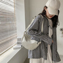 Women Casual Solid Color Canvas Crossbody Bag Fashion Small Chest Shoulder Bags