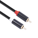 2xRCA Male to 2x6.35 Male Stereo Audio Cable TV CD DVD Connector Line Adapters
