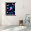 Butterfly Calligraphy and Painting Diamond Painting