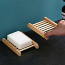 Supplies Bamboo Leaking Water Sponge Plate Soap Holder Soap Dish Storage Box