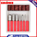 6pcs Nail Drill Bits Grinder Kit Manicure Art Polish Rotary Burr Cuticle Cutter