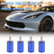 4pcs Racing 1 inch 6mm Aluminum Billet Hood Vent Spacers Riser Kits Univers