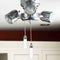 Bathroom Ceiling Light Switch Pull Cord String Crystal Handle Decor U8I2