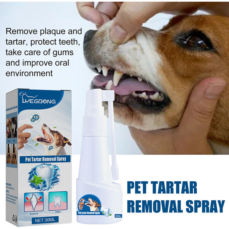 Pet Oral Remover Spray Mint Flavor Dog-Dental Spray Oral Healthy Care Pet