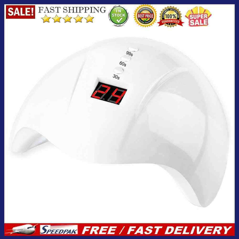 UV 12 LEDs Nails Polish Dryer Lamp 36W LCD Curing Gel Varnish Drying Machine