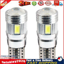 2pcs T10 6SMD 12V Car LED Bulb Auto Vehicle Clearance Lamp Headlight Light Newly