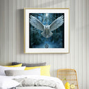 5D DIY Diamond Painting Kits Full Round Drill White Owl Mosaic Picture Wall
