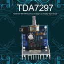 AC/DC12V TDA7297 2x15W Digital Audio Power Amplifier DIY Kit Dual Channel Module