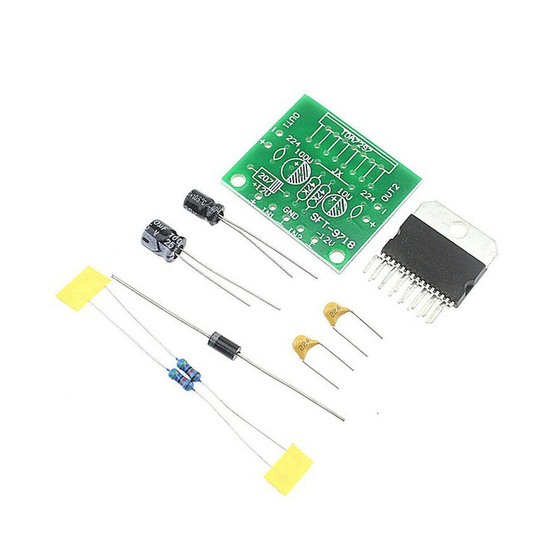 Power Amplifier Board Parts DC 12V Pure Rear 2.0 Dual-Channel 15W+15W Electronic