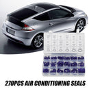 270pcs Assorted Air Conditioning Seal O-ring R22 R134a Rubber Gasket Purple