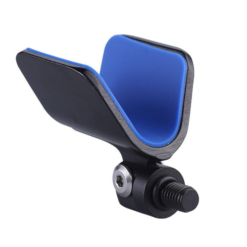 Automatic Rebound Fishing Pole Holder Rod Stand Support Head Tackle (Black)