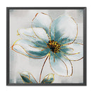 Full Cross Stitch 11CT White Flower Counted Embroidery DIY Needlework (1) Newly