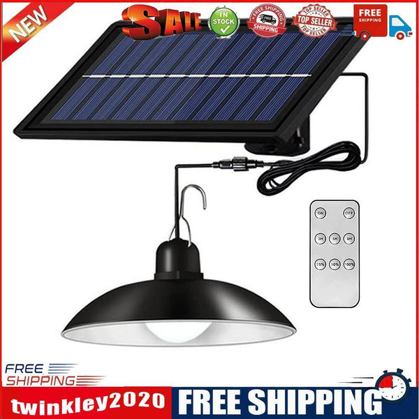 Solar LED Pendant Lights Outdoor Garden Wall Chandelier (Single Head White)