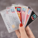 Card Holder ID Card Holder Business Card Case Protection Sleeve Translucent