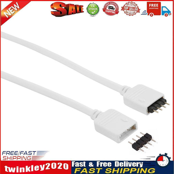 4Pin Extension Cable RGB 5050 3528 LED Strip Light Connector Wire (2m) Newly