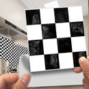 Retro Floor Tiles Wall Stickers Self-adhesive Decals for Kitchen (MSC059) Newly