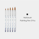 Nail Extension Nail Art Brush Carving Brushes Crystal Handle Nail Painting Pen