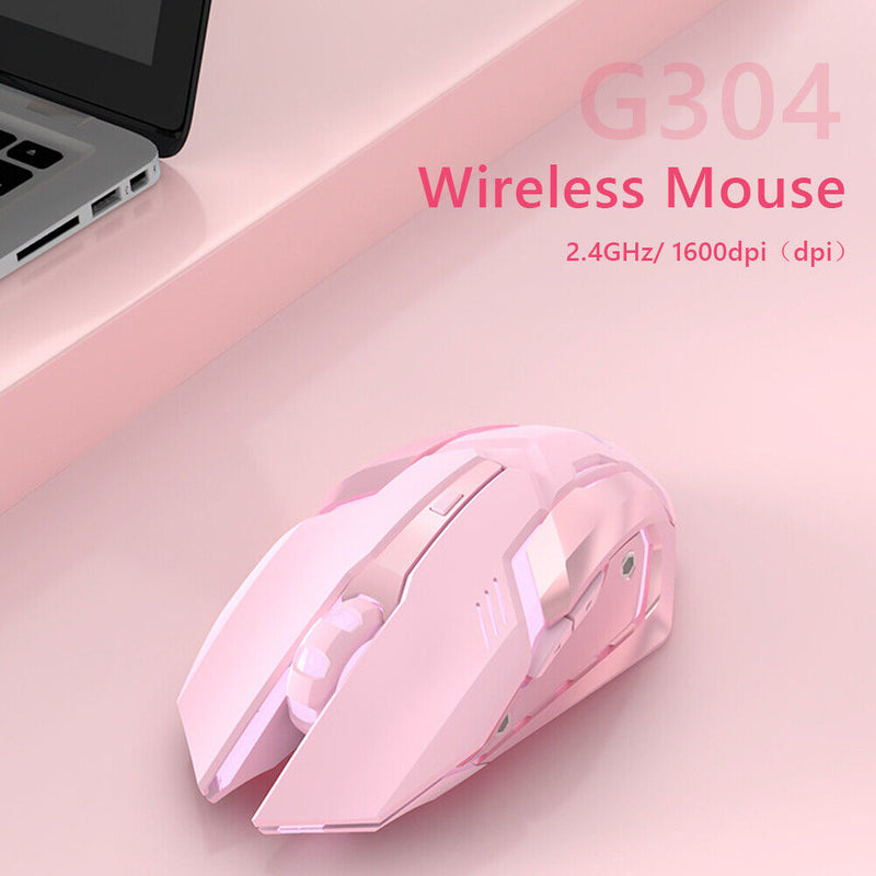 1600dpi 2.4GHz USB Mute Mouse Home Office Gaming Wireless Home Laptop Mouse