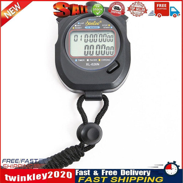 Waterproof Counter Stopwatch Timer Outdoor Sports Training Chronograph Newly