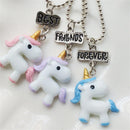 Best Friend Forever Fashion Unicorn Pendants Bff Necklace Friendship Bead Chain