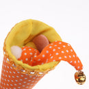 Retractable Smiling Clown Hide & Seek Play Jingle Bell Baby Kids Funny
