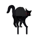 #A Scary Cat Insert Lawn Party Scene Props Art Sculpture for Home Outdoor Cour