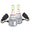 2pcs LED Car Light Bulbs 9005 9006 H1 H3 H7 H11 3000K Auto Headlight Fog Lamp