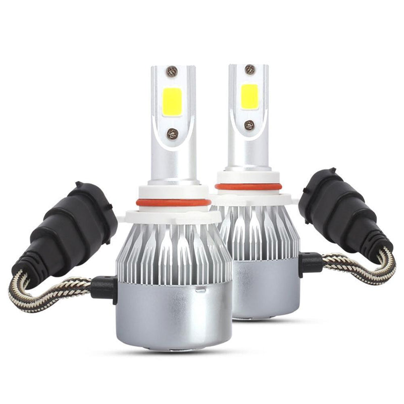 2pcs LED Car Light Bulbs 9005 9006 H1 H3 H7 H11 3000K Auto Headlight Fog Lamp