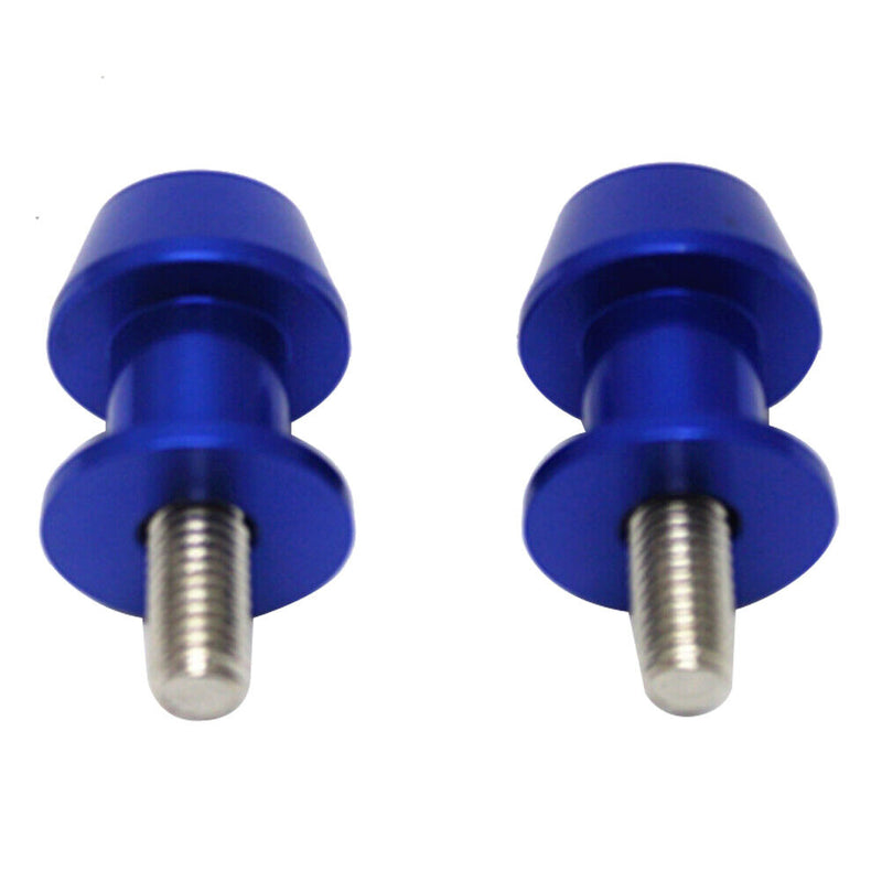 8mm CNC Swingarm Spool Sliders for Suzuki GSXR600 750 1000 GSX1300R (Blue)