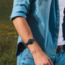 Triangle Pointer Quartz Watch Men Women Silicone Strap Wristwatch (Watch) Newly