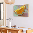 Handmade DIY Hand Painted Paint By Numbers Oil Canvas Pictures Fruit Orange Kit