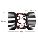 Double Hair Comb Clip - Magic Grain - Stretchable Hair Combs the Elasticity Ha