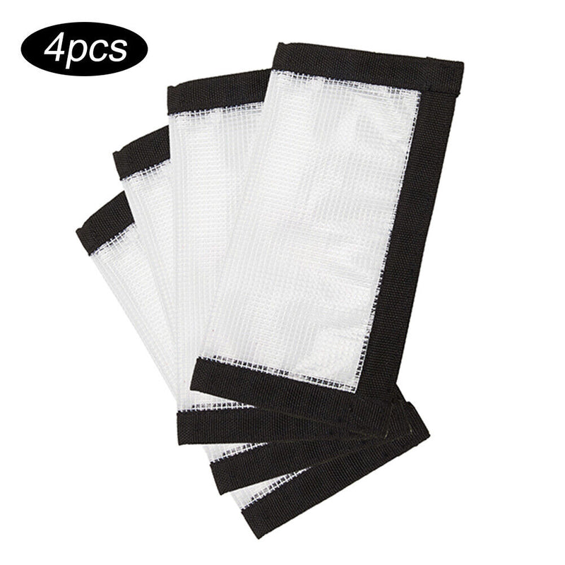 4pcs Bait Fishing Tackle Bag Clear PVC Lure Fishing Hook Protective Wraps Cover