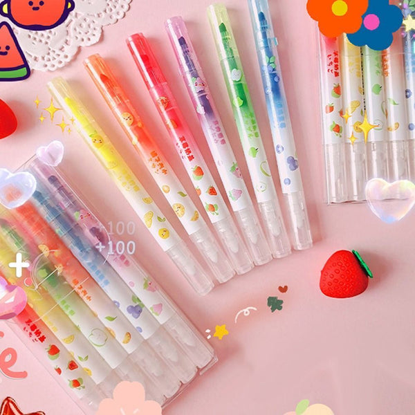 Drawing Graffiti Key Points Markers Color Pen Eye Care Highlighter Pen Set