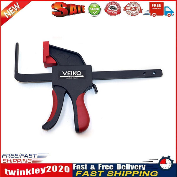 2pcs Woodworking Work Bar F Clamps DIY Quick Ratchet Release Squeeze Clip Newly
